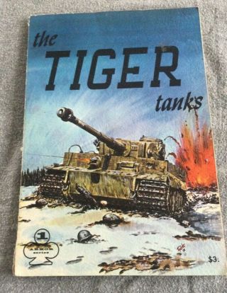1966 Vintage Ww2 Ww2 German Tiger Tank 1&2 Panzer Rare Photos & Illustrations