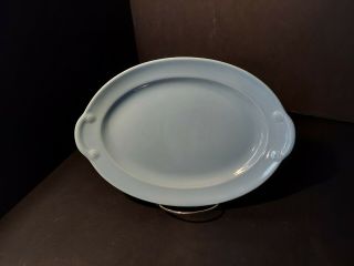 Vintage Luray Pastels Blue Oval Platter 11 1/2 " Ts&t Taylor Smith & Taylor