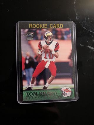 2000 Pacific Tom Brady England Patriots 403 Football Card