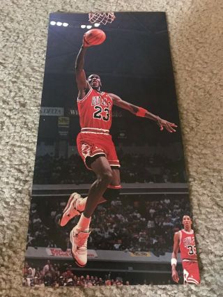 Vintage 1989 Nike Air Jordan Iv 4 Shoes Poster Print Ad 1980s Michael Jordan