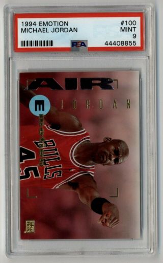 1994 - 95 Emotion 100 Michael Jordan Psa 9 8855