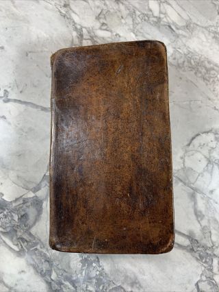 1807 Antique Leather Book " Geography Made Easy: American Universal Geography "