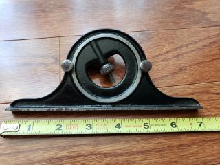 Vintage BROWN & SHARPE Machinists Protractor Level USA Patent 1925 Antique 2