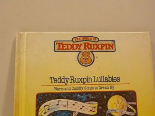 N Vintage 1980s World of Teddy Ruxpin Tape & Book Lullabies 3