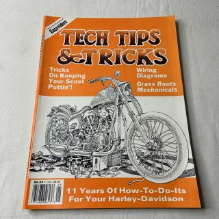 Harley Davidson Easy Riders Tech Tips And Tricks Vintage 1990 Very Good