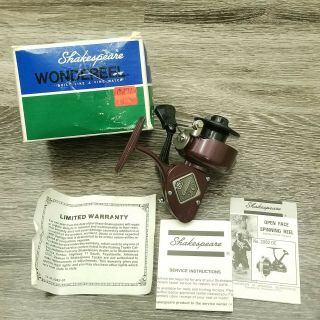 Vintage Shakespeare 2062 Nl Spinning Reel W/ Box & Instructions