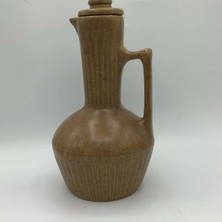 Vintage Monmouth Pottery Mojave Stoneware Ewer Carafe Jug Pitcher