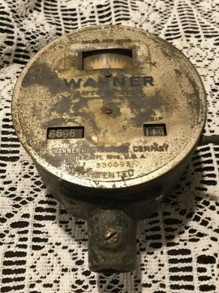Antique Warner Auto Meter F3 Steampunk