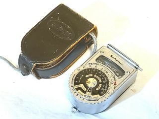 Vintage 1950s Sekonic L6 Light Meter & Leather Case