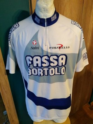 Nalini Fassa Bortolo Pinarello Tour Giro Cycling Shirt Vintage Maglia Rare