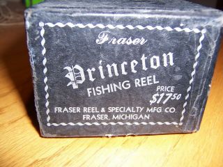 Vintage Fraser Princeton Fishing Reel,  Model 748