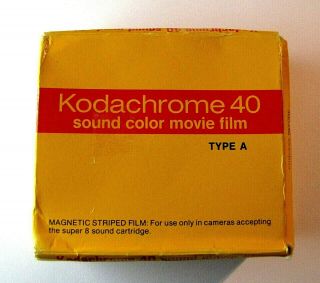 Vintage Kodak Kodachrome 40 8 Sound Color Movie Film Kma594 50ft