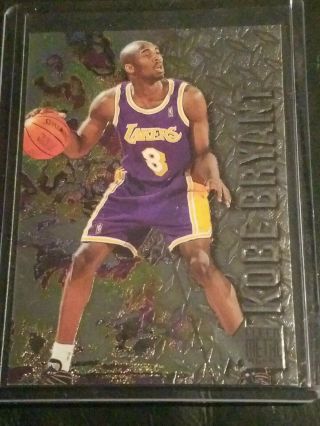 1996 - 97 Kobe Bryant Fleer Metal Basketball Rookie Rc 181 Los Angeles Lakers