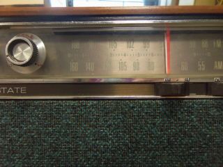 General Electric GE Vintage Solid State AM FM Radio Dual Speakers 3