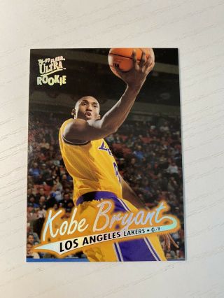 96 - 97 Fleer Ultra Kobe Bryant Rookie Rc Lakers