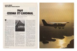 Cessna 177 Cardinal Aircraft Report 6/5/2020l