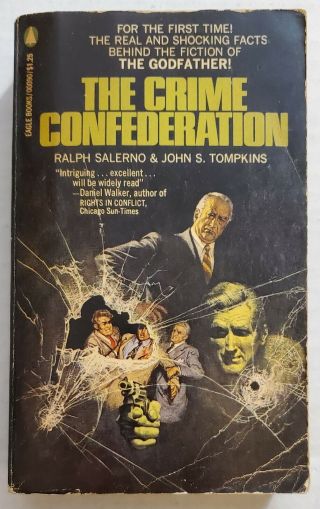 Crime Confederation Vintage Paperback Facts Behind Godfather Mafia True Crime