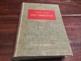Vintage Seventh - Day Adventist Bible Commentary Sda Volume 1 1953 Review & Herald
