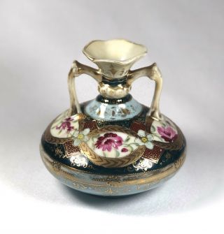Royal Kinran Nippon Vase/Urn Gorgeous Antique 2