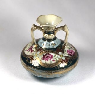 Royal Kinran Nippon Vase/Urn Gorgeous Antique 3