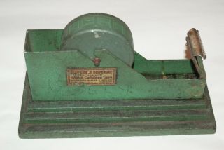 Very Rare Vintage Antique Heavy Cast Iron Scotch 3m Tape Dispenser Industrial