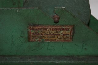 Very Rare Vintage Antique Heavy Cast Iron Scotch 3M Tape Dispenser Industrial 2