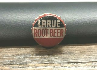 Vintage Larue Root Beer Soda Pop Cork Bottle Cap / Crown Hope Pa