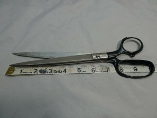 Vintage Clauss 3760 10 Inch Tailor / Upholstery Scissors Stamped At & Sf Ry
