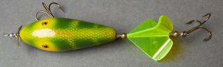 Vintage William Kaiser Surface Bait Musky Fishing Lure Top Water