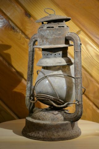 Vintage Rusty Metal Lantern Country Rustic Farmhouse Decor Barn Find