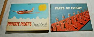 Private Pilots Handbook Of Aeronautical Knowledge & Facts Of Flight