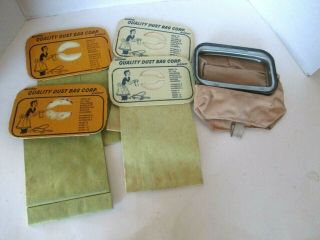 Vintage Electrolux Vacuum Cloth Dust Bag For Models E,  F & G & 4 Disposable Bags