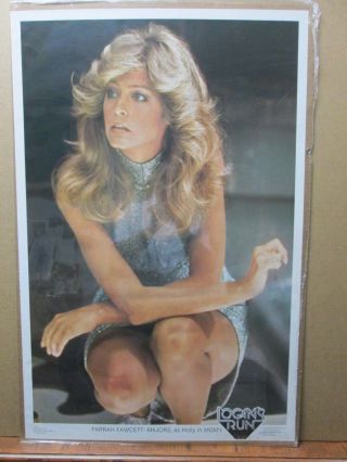 Vintage Poster Farrah Fawcett Majors Holly Logan " S Run 1976 Inv 2786
