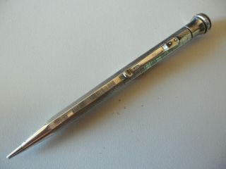 Antique Silver 900 Mechanical Propelling Pensil In
