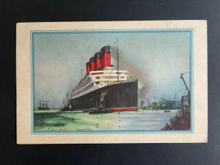 Rms Aquitania - Cunard White Star Line | 1937 Abstract Log