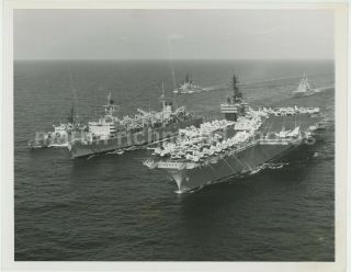 Aircraft Carrier Uss Kitty Hawk Large Us Navy Photo,  Bz818