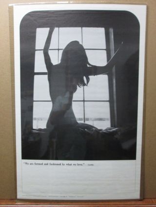 We Are Formed By What We Love Black/white Poster Peace 1970 Hot Girl In G2895