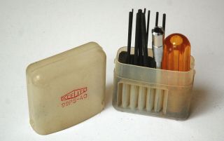 Xcelite 99ps - 40 11 Piece Hex Key Wrench Set Vintage Soft Case