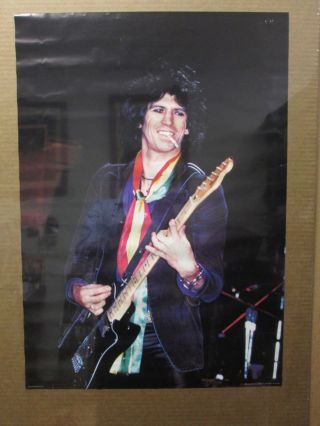 Vintage Poster Keith Richards Rock N 