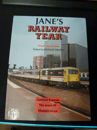 Janes Railway Year Book 1984 4th Year Of Issue Edited By Murray Brown
