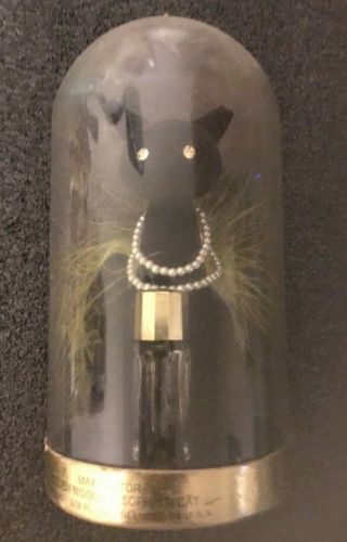 Vintage Max Factor Golden Woods Sophisti - Cat Black Cat In Dome Miniature Perfume