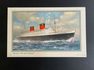Rms Queen Elizabeth - Cunard Line | 1959 Abstract Log