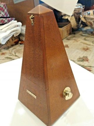 Vintage Seth Thomas Metronome De Maelzel 7 Piano Instrument Pyramid (well)