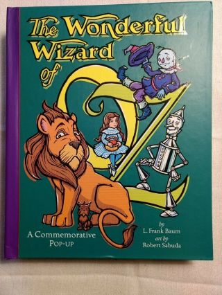 The Wonderful Wizard Of Oz Hardcover Pop Up Book Vintage L Frank Baum R Sabuda