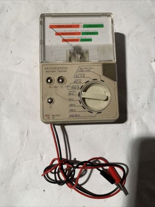 Vintage Micronta 22 - 032a Battery Tester And.  Radio Shack.