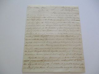 Antique Famous Autograph Museum Quality 18th Century To Blair 1796 Document Old