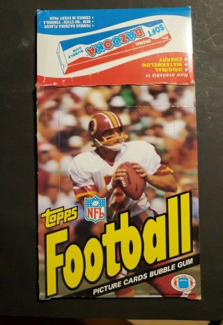 1983 Topps Football Empty Display Wax Box Shape See Pictures