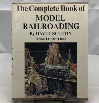 Castle Books - The Complete Book Of Model Railroading By David Sutton Hcdj 1964