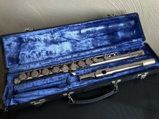 Vintage Mid 1980’s Gemeinhardt 2np Student Flute With Hard Case Parts