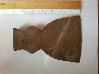 Primitive Hewing Broad Head Axe Hatchet,  Hand - Forged Antique